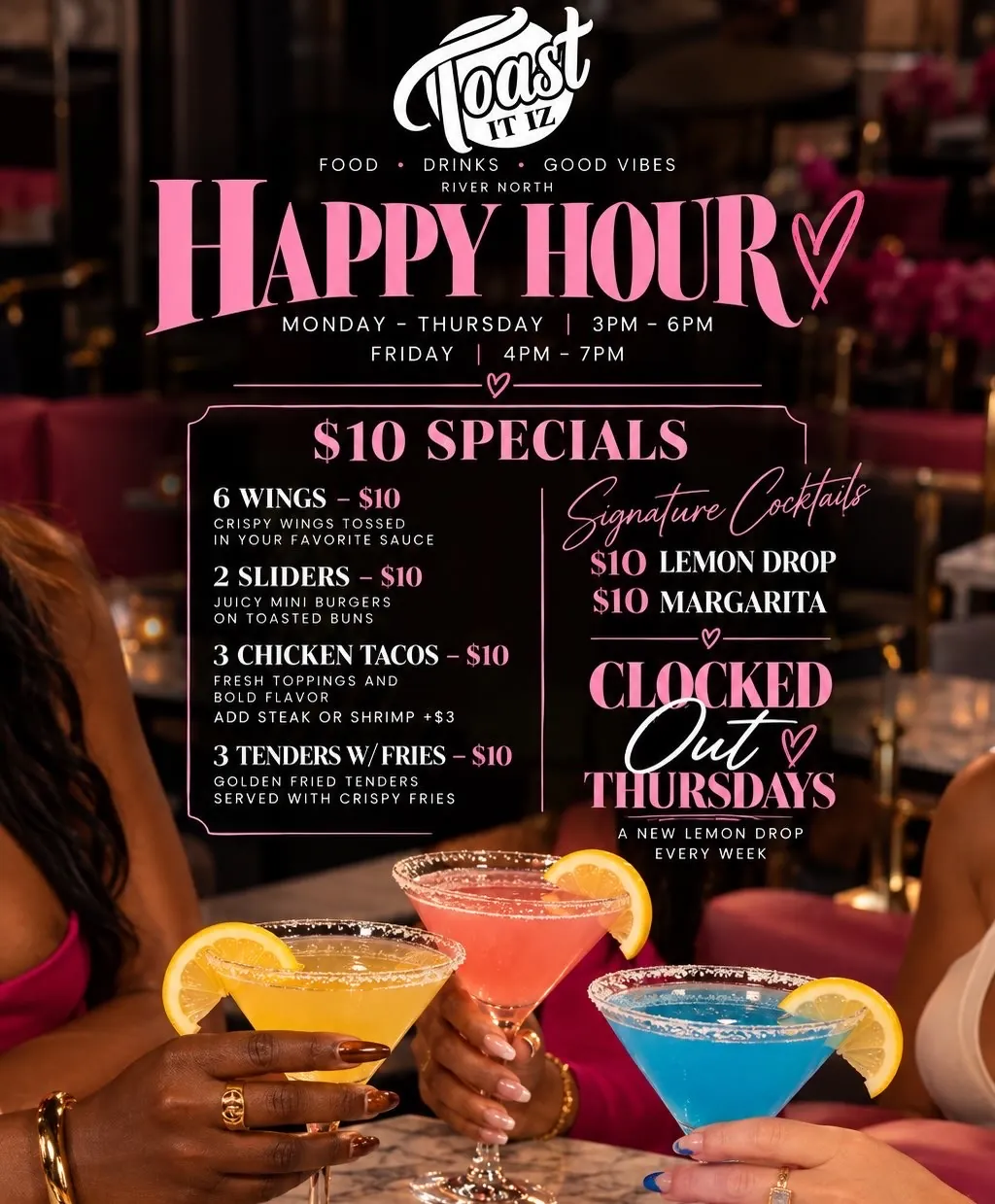 River North Happy Hour — $10 specials